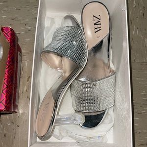 ZARA SPARKLY METHACRYLATE HEELS